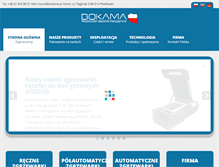 Tablet Screenshot of bokama.pl